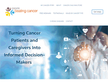 Tablet Screenshot of peoplebeatingcancer.org